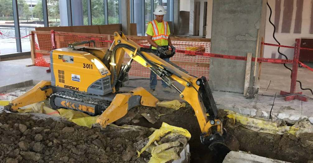 Robotic demolition — remote-controlled concrete removal (0)